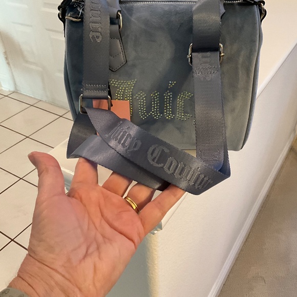 Juicy couture NWT slate blue obsession, satchel with shoulder strap - Picture 3 of 9